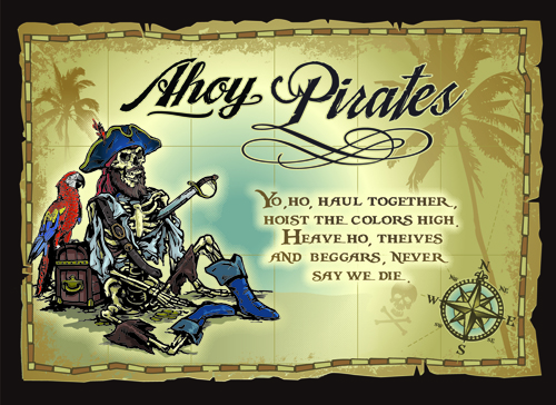 Pirates adventures Maps vector material 02 pirates maps adventures   