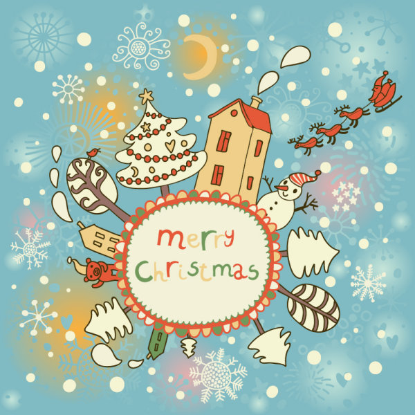 Cute Santa Claus cards design vector 03 santa cute Claus cards card   