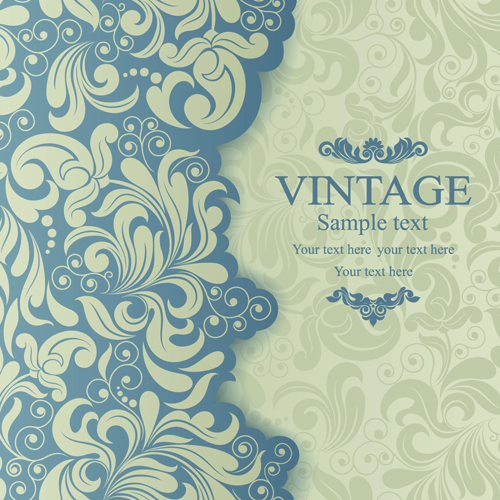 Elegant Invitations vintage style design vector 02 Vintage Style vintage invitation elegant   