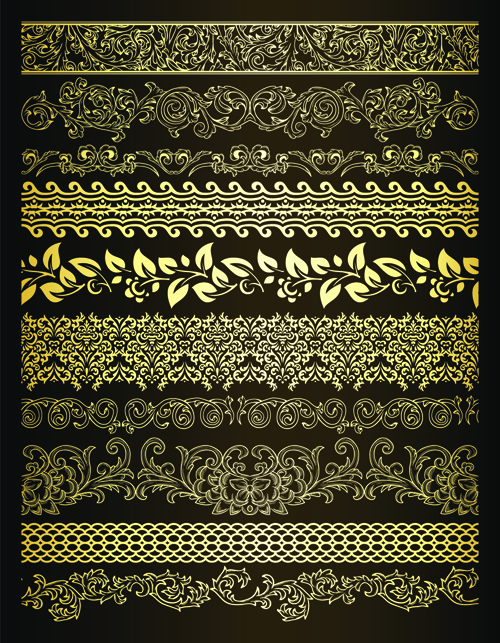 Retro lace Borders vector set 04 lace border lace borders border   