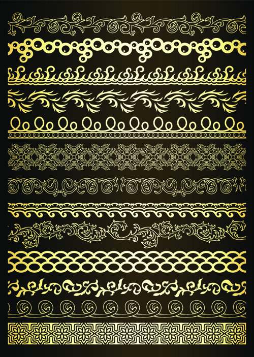 Retro lace Borders vector set 02 lace border lace borders   