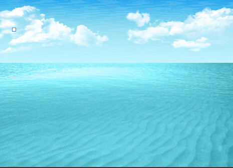 Endless sea and clouds vector background Vector Background Endless clouds background   