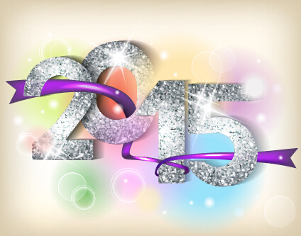 Purple velvet and 2015 new year vector background velvet purple new year 2015   