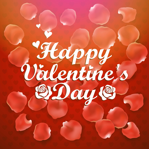 Valentine day red heart backgrounds art vector 08 Valentine red heart day backgrounds   