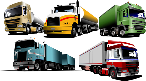 Different of trucks vector Illustration 05 vector illustration trucks illustration different   