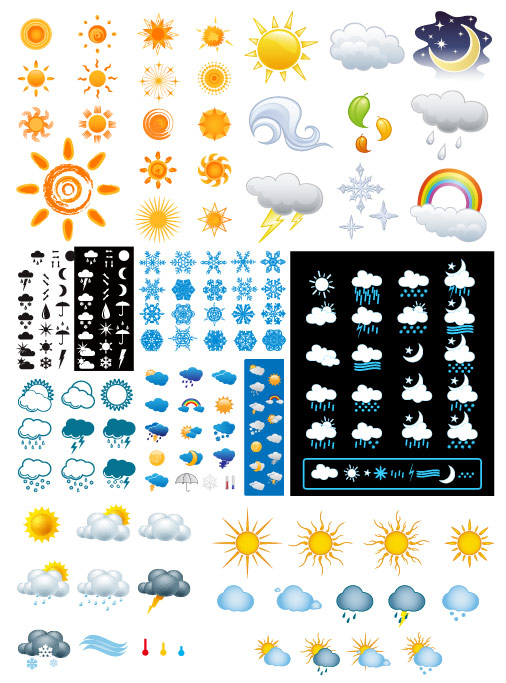 Changes in the weather icon vector weather the in icon Changes   