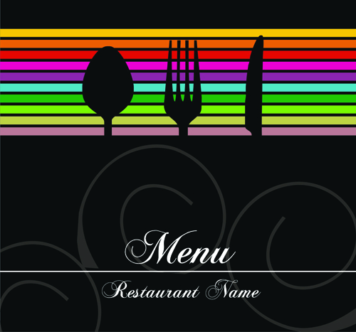 Modern Restaurant Menu Design elements 03 restaurant modern menu elements element   