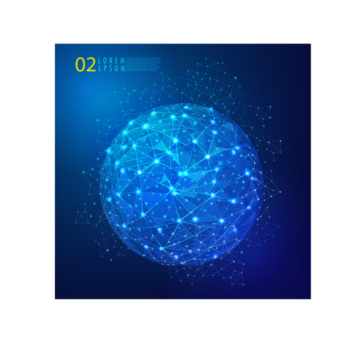 Blue style global network business background 04 network global business blue background   