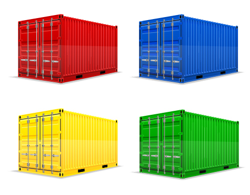 Freight container design vector 03 freight container   