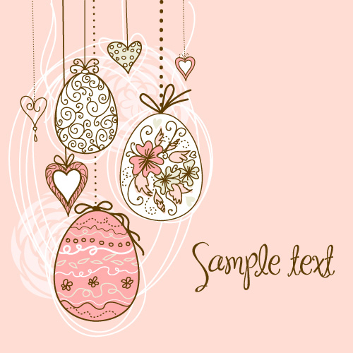 Hand painted Easter Pattern free vector 05 vector pattern paint free easter autop   