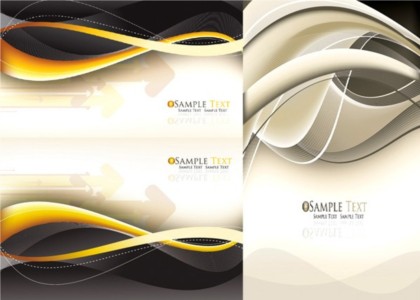 Dynamic lines card background vector lines dynamic card background   