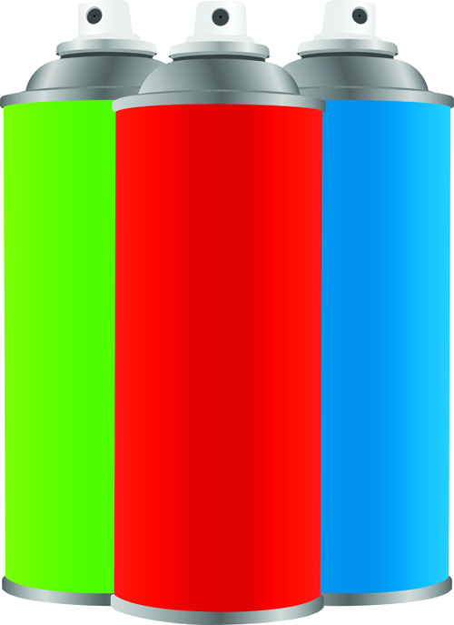 Different Spray paint elements vector material 03 spray paint elements element   