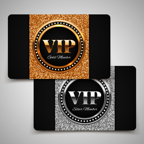 Visitant VIP cards luxury vector 04 Visitant vip card vip luxury cards   