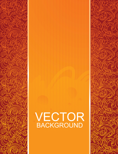 Vintage backgrounds with floral vector graphic 05 vintage floral   