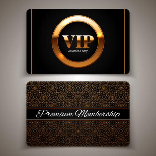 Visitant VIP cards luxury vector 01 Visitant vip card vip luxury cards   