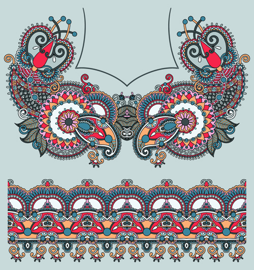 Ethnic decorative pattern floral vector 04 pattern ethnic decorative pattern decorative   