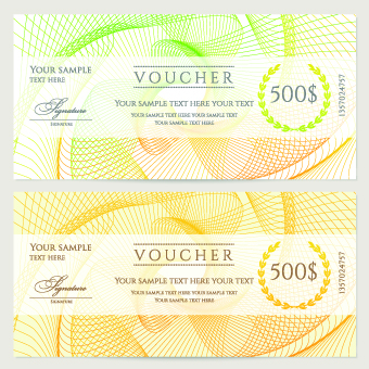 Voucher template vector design 02 voucher template vector template   