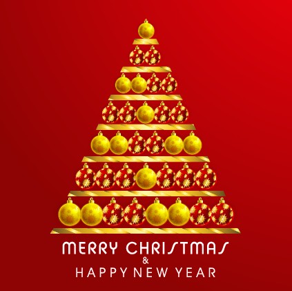 Creative Christmas tree design background set 05 creative christmas tree christmas background   