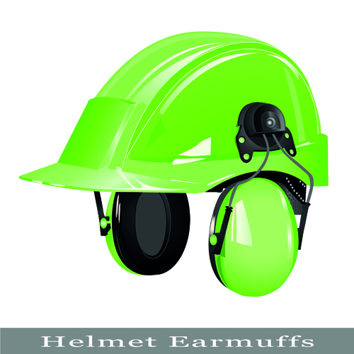 Different colored Safety helmet elements vector 03 safety helmet elements element different colored   