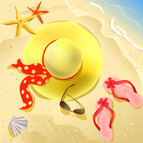 Summer beach travel backgrounds vector 05 travel summer beach backgrounds background   