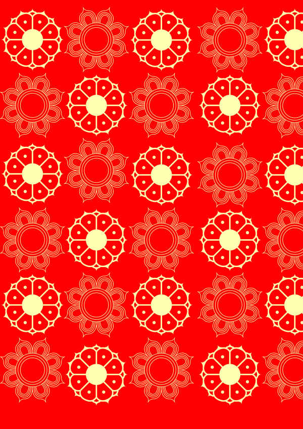 Red style floral patterns vector Red style patterns pattern floral pattern floral   