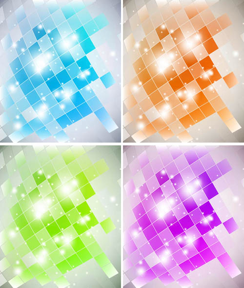 Sparkling Neon background vector material sparkling neon background   