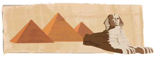 Creative egypt pyramids background vector graphics 04 vector graphics vector graphic pyramid egypt background vector background   
