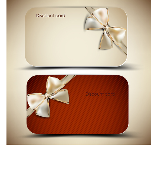 Creative of Gift discount cards design vector 02 gift discount creative cards card   