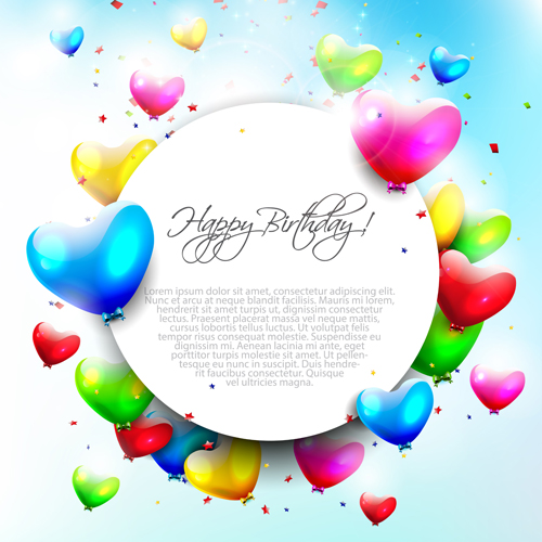 Romantic Color Balloons background art 03 romantic roman balloons balloon background   