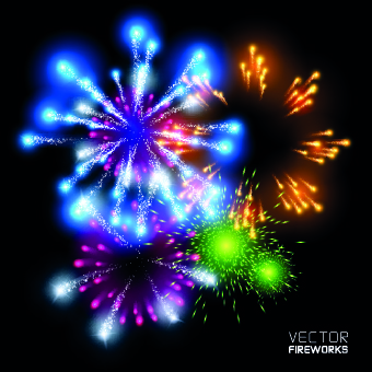 Firework objects vector design 01 objects Fireworks   