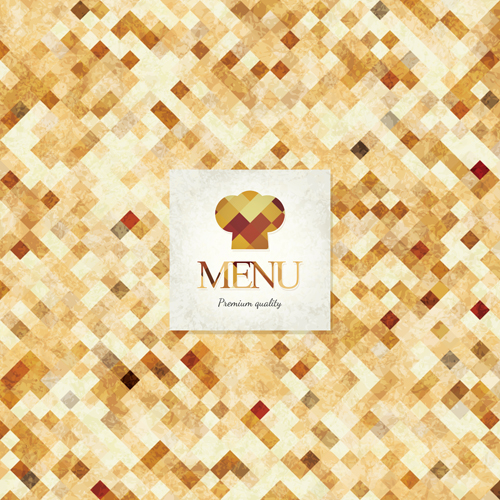 Set of Menu cover design vector 01 menu cover   