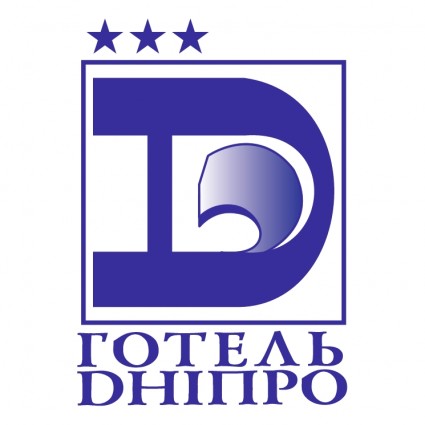 Dnipro hotel vector graphics logo dnipro hotel graphics   