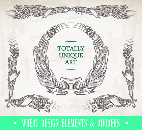 Elements of Baroque Style Frames and Borders vector 05 frames elements element borders border baroque   