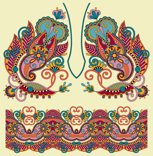 Ethnic decorative pattern floral vector 03 pattern floral ethnic decorative pattern decorative   