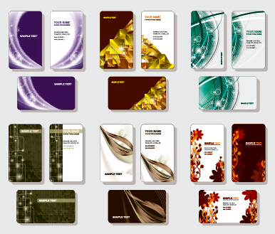 Stylish business cards creative design set vector 02 creative business cards business card business   