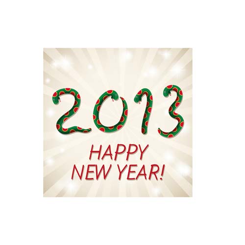 Set of 2013 year of snake design vector 11 year snake 2013 year 2013   