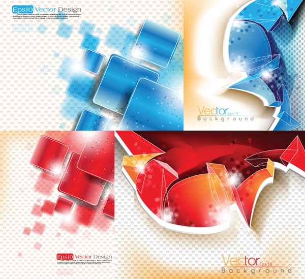 3D blue with red background graphics vector red blue 3d   