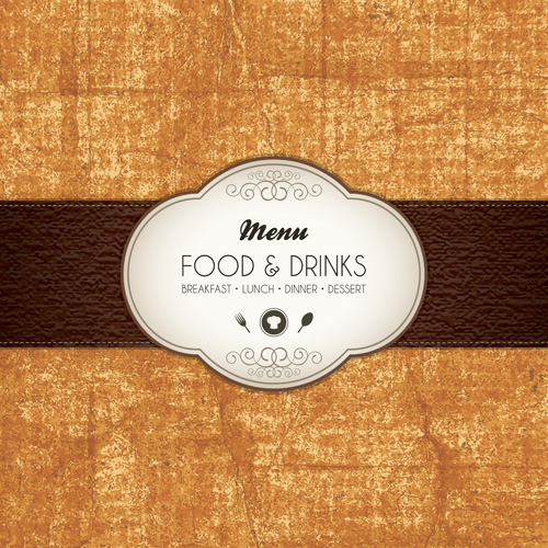 Set of Menu cover design vector 02 restaurant menu design cover   