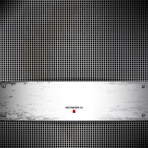 Set vector of Metal Technology Backgrounds 01 technology metal   