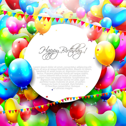 Romantic Color Balloons background art 05 romantic roman balloons balloon background   