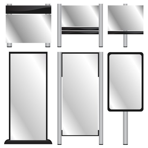 Different Display panels design elements vector 03 panels elements element display different   