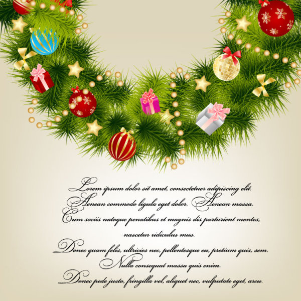 Christmas Decoration elements backgrounds art vector 04 elements element decoration decor christmas   