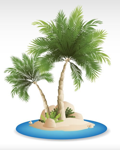 Summer tropical island travel background vector 05 Tropic travel summer background vector background   