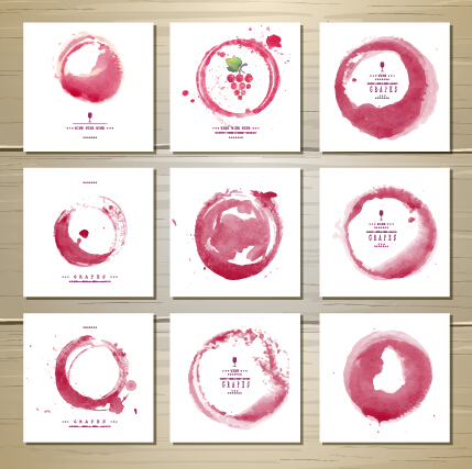 Red watercolor wine background vector wine watercolor background   