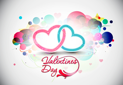 Abstract valentines day design vectors 03 valentines design day abstract   