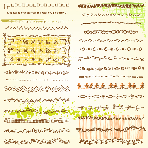 Cartoon floral border and frame vector material 02 material frame floral cartoon border   