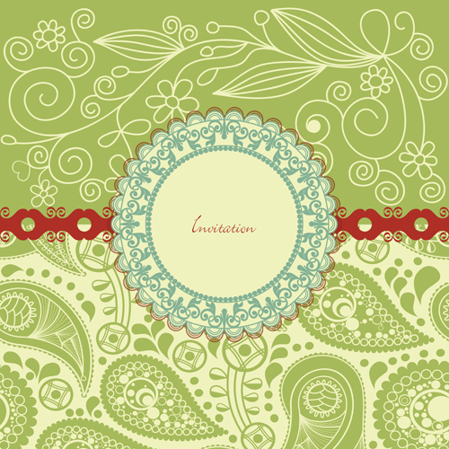 Vintage backgrounds with floral vector graphic 02 vintage floral   