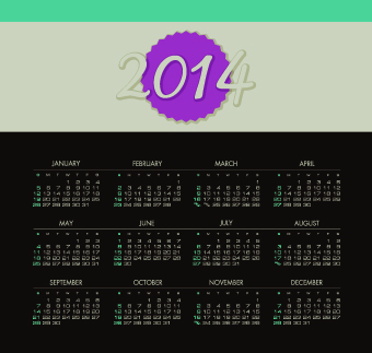 Calendar 2014 vector huge collection 98 Huge collection collection calendar 2014   