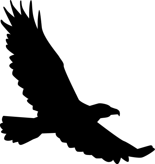 Eagle silhouette vector illustration silhouette eagle   