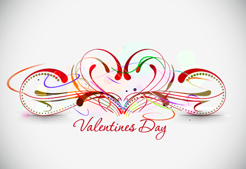 Abstract valentines day design vectors 02 valentines design day abstract   